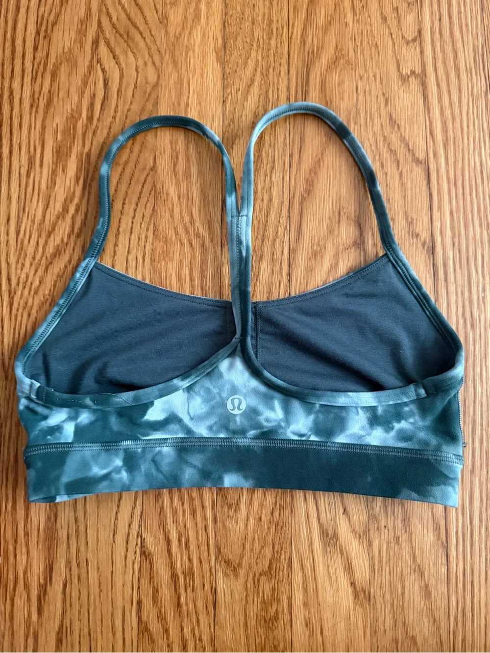 Lululemon athletic blue tie dye sports bra 4